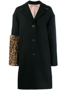 Nº21 single-breasted midi coat