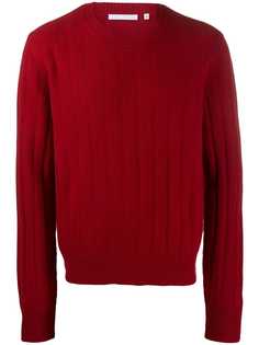 Helmut Lang ribbed crew jumper