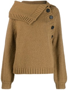 Nº21 knitted buttoned sweater