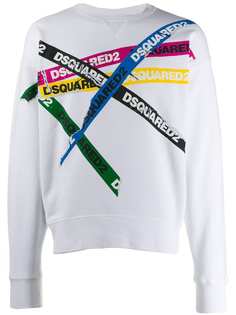 Dsquared2 logo print sweatshirt