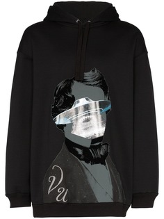 Valentino UFO Face printed hoodie