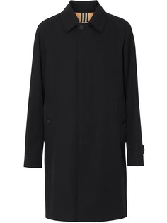 Burberry габардиновое пальто Icon с полосками
