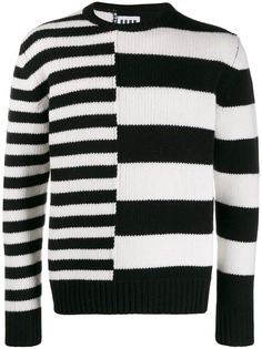 Les Hommes Urban striped knit jumper