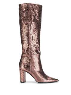Marc Ellis metallic knee-length boots