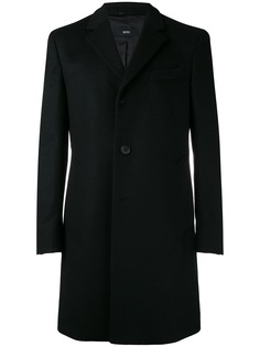 Boss Hugo Boss строгое однобортное пальто