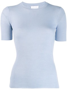 Lala Berlin ribbed-knit short-sleeved top