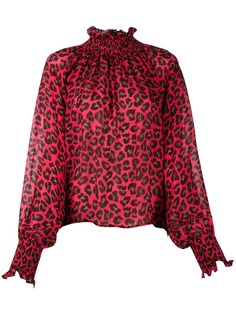 MSGM leopard print blouse