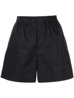 Helmut Lang ruched waistband shorts