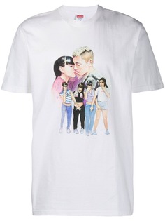Supreme футболка с принтом