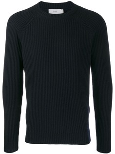 Closed ribbed jumper