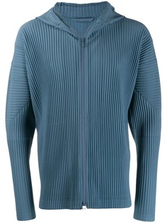 Homme Plissé Issey Miyake pleated zip-up jacket