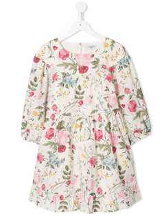 Monnalisa LONG SLEEVES PRINT DRESS
