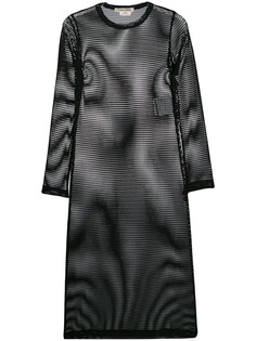 Comme Des Garçons sheer mesh dress