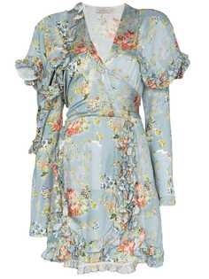 Preen By Thornton Bregazzi Rylee floral print ruffle mini dress