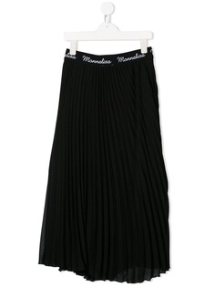 Monnalisa pleated maxi skirt