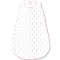 Трикотажный спальный мешок SwaddleDesigns Tiny Bunnie, розовый