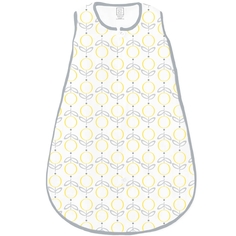 Трикотажный спальный мешок SwaddleDesigns Lolli Fleur, 6-12 мес., желтый