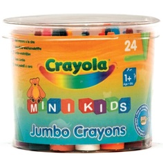 Восковые мелки для малышей в бочонке Crayola, 24 шт.