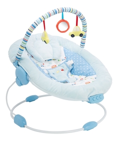 Шезлонг Mothercare "Кубики", цвет: голубой