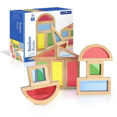 Сортер Guidecraft Rainbow Blocks, набор "Радужные блоки"