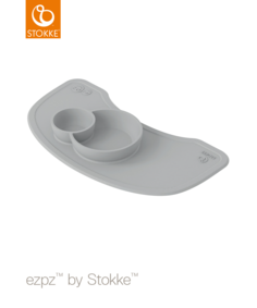 Подложка под столовые приборы для подноса Tripp Trapp Stokke EZPZ, Grey, серый