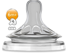Соска Avent NATURAL быстрый поток, 2 шт., в уп.