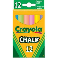 12 цв. мелков с пониженным выделением пыли Crayola