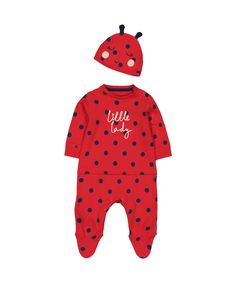 Комбинезон "Божья коровка" и шапка в комплекте Mothercare