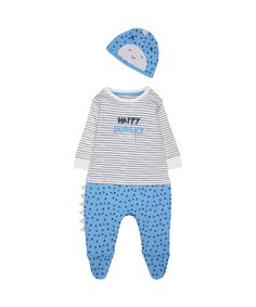 Комбинезон "Динозавры" и шапочка в комплекте Mothercare