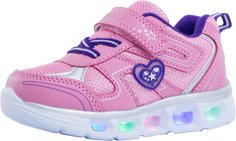 Кроссовки с лампочками Котофей, цвет: розовый Mothercare