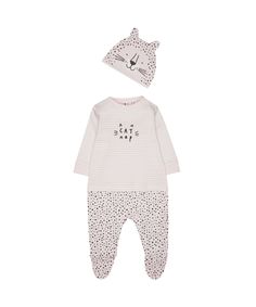 Комбинезон и шапочка в комплекте, бежевый Mothercare