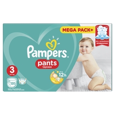 Трусики-подгузники PAMPERS Pants для мальчиков и девочек Midi (6-11 кг), Мега 120 шт.