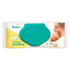 Детские салфетки PAMPERS NewBabySensitive, 54 шт.