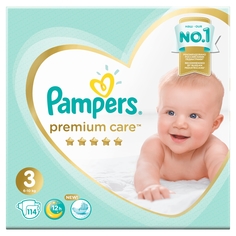 Подгузники PAMPERS Premium Care Midi (6-10 кг), 114 шт.