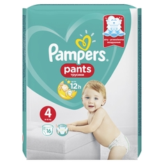 Трусики-подгузники PAMPERS Pants макси (9-15кг), 16 шт.