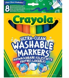 Фломастеры Супер чисто Crayola 8 шт