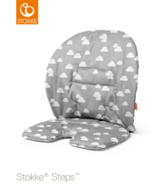Подушка к комплекту-вставке для малыша Stokke Steps Grey Cloud