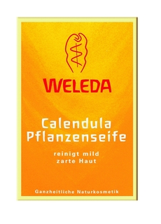 Растительное мыло с календулой и лекарственными травами, 100 гр Weleda
