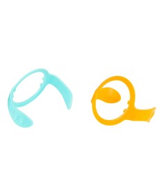 Ручки для поильников Mothercare, 2 шт. в упаковке, цвет: оранжевый, голубой