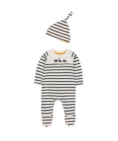 Комбинезон "Дино" и шапочка в комплекте, белый Mothercare
