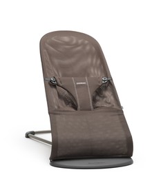 Кресло-шезлонг BabyBjörn Bliss Mesh, цвет: кофейный