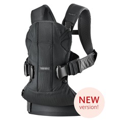 Рюкзак-переноска Babybjorn One Air Mesh Black, цвет Черный