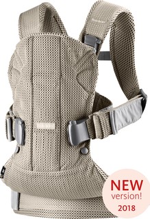 Рюкзак-переноска Babybjorn One Air Mesh Greige, цвет Серо-бежевый