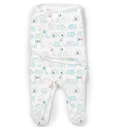 Конверт для пеленания SwaddleMe Footsie "Джунгли", S Summer Infant