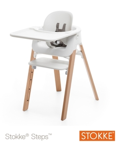 Столик-поднос Tray для стульчика Stokke Steps White, белый