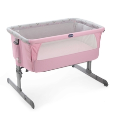 Кроватка детская Chicco Next2Me Princess 0м+, цвет: розовый