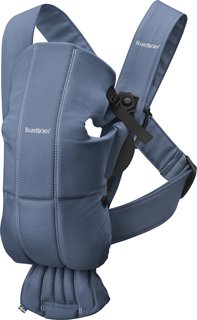 Рюкзак-переноска Baby Bjorn Mini Cotton, индиго