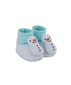 Пинетки-носочки "Снеговик", белый Mothercare