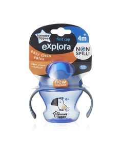 "Первая" чашка Tommee Tippee Explora 150 мл, цвет: голубой