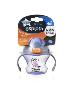 "Первая" чашка Tommee Tippee Explora 150 мл, цвет: фиолетовый